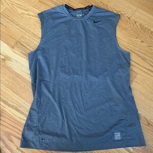NIKE | Gray Sleeveless Pro Dri-Fit Tank